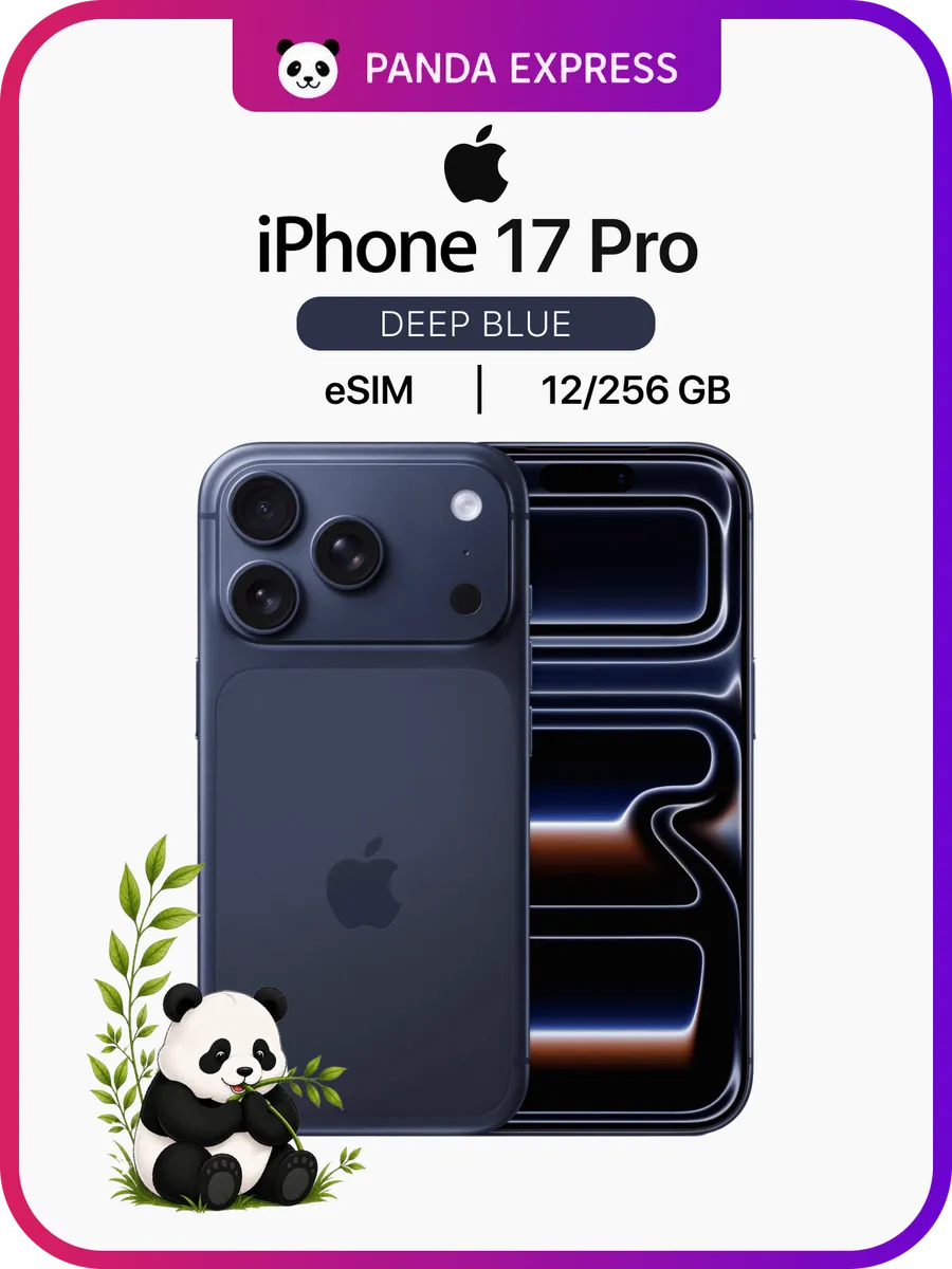 Apple Смартфон iPhone 17 Pro, 12 256GB, Deep Blue, eSIM