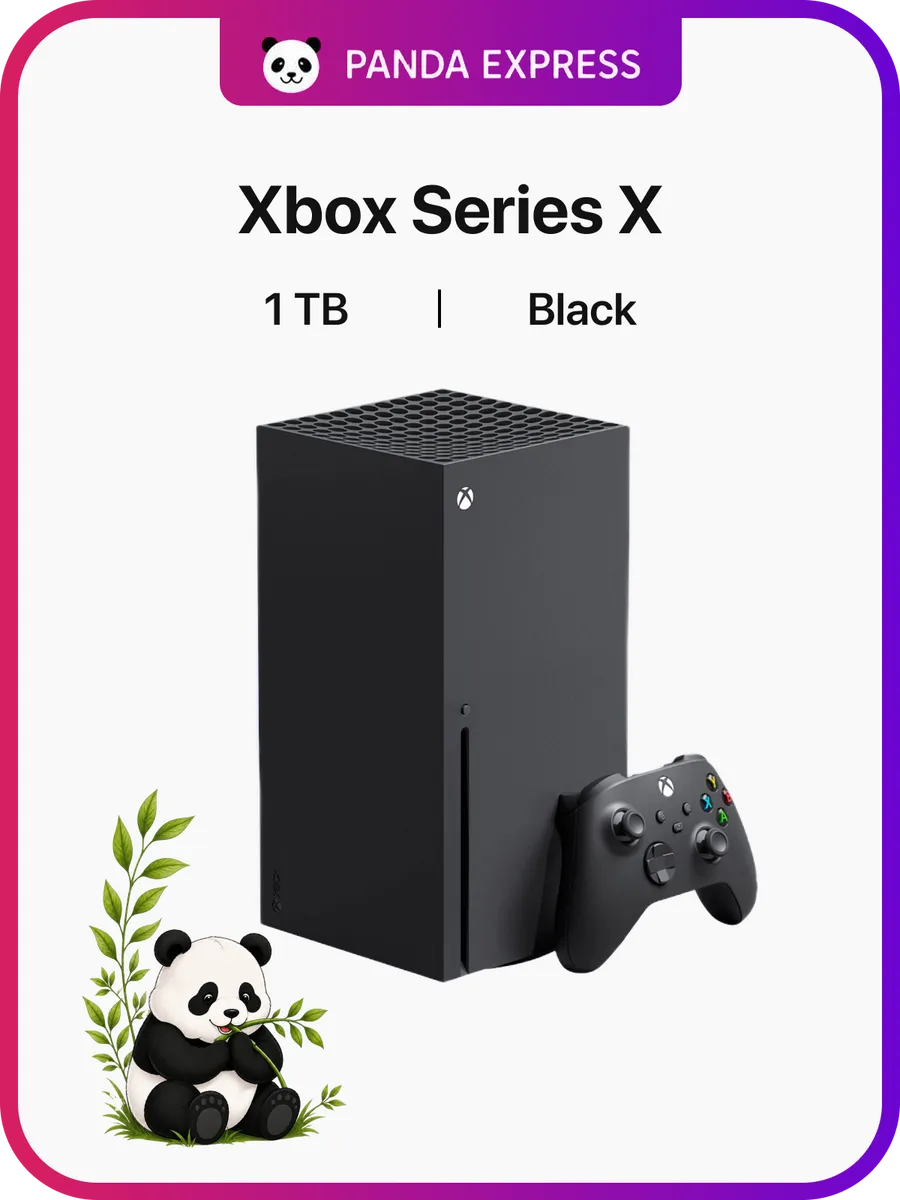 Microsoft Игровая приставка XBox Series X, 1TB, Black