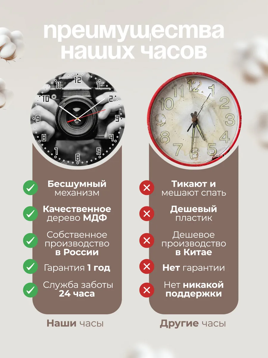 Часы настенные "Фотографу" — фото 10