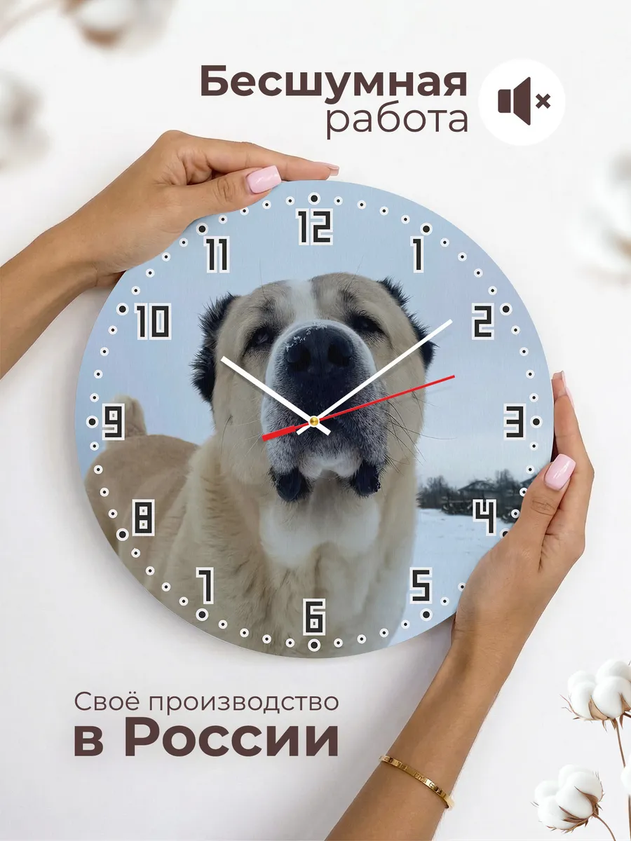 Часы настенные "Среднеазиатская овчарка" — фото 6