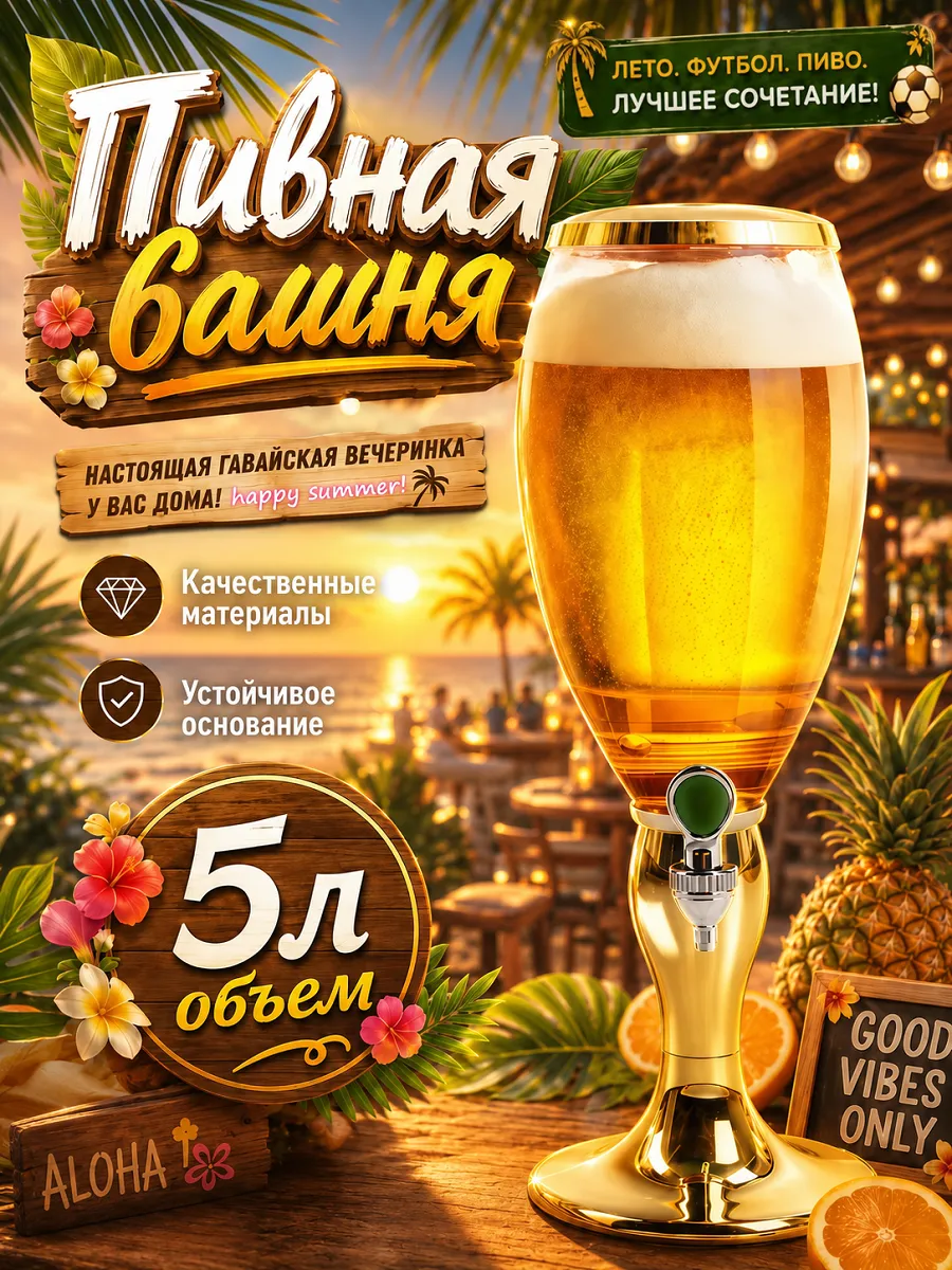 Пивная башня 5 литров