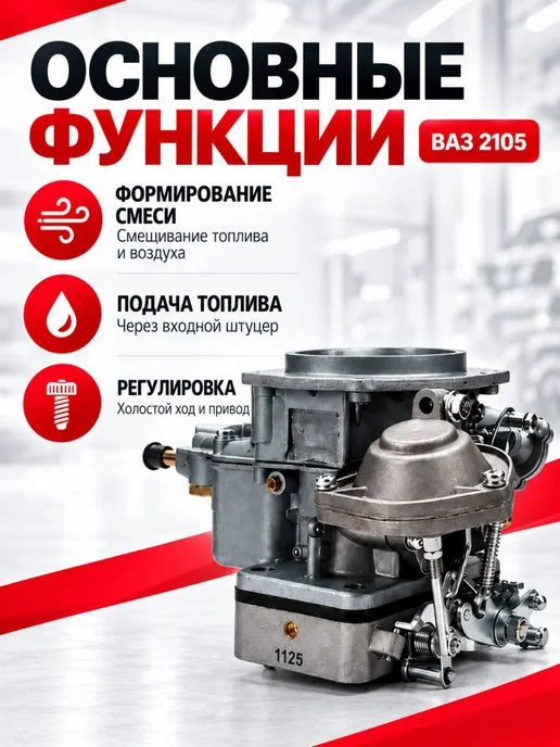 Карбюратор Жигули - ВАЗ 2105, вариант, фото 5
