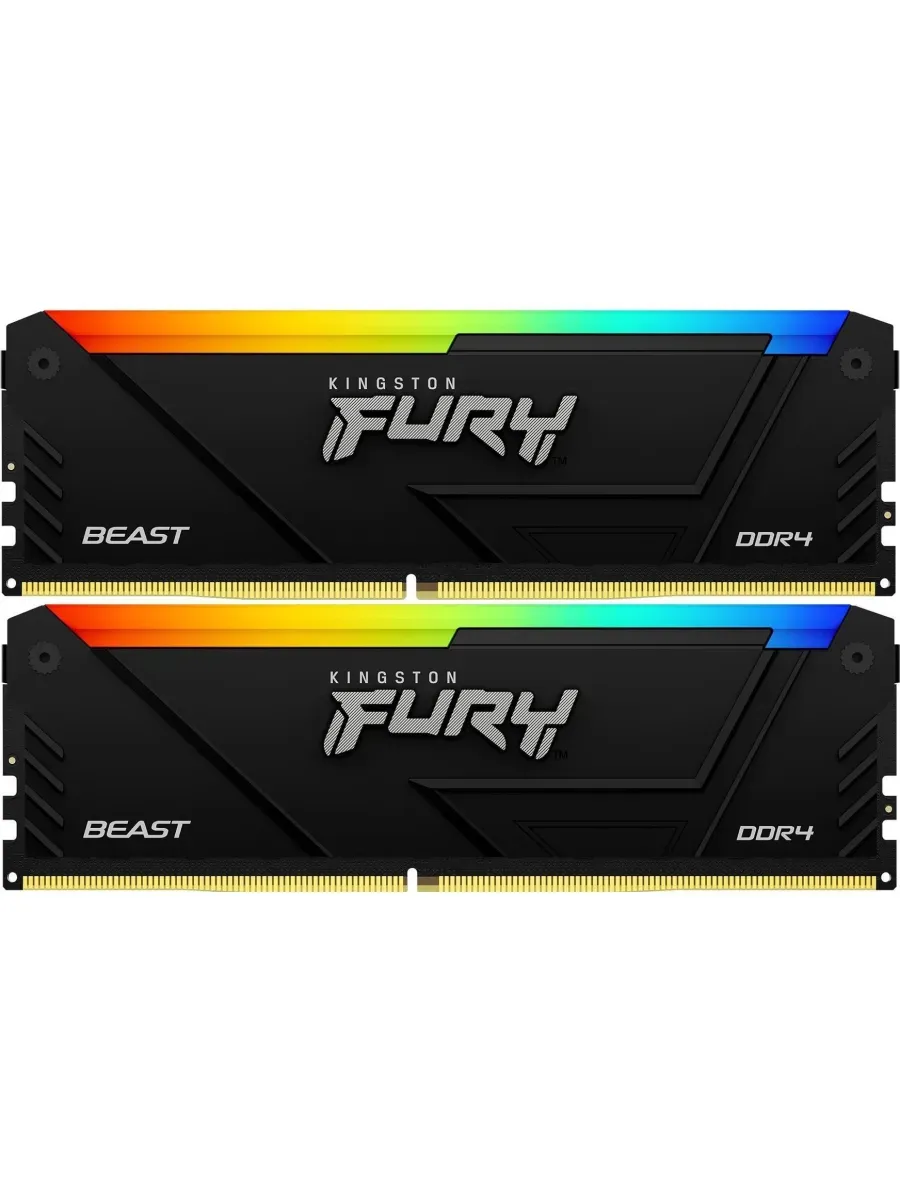 Kingston Память DDR4 2x8GB 3200MHz KF432C16BB2AK2 16 Fury Beast RGB R