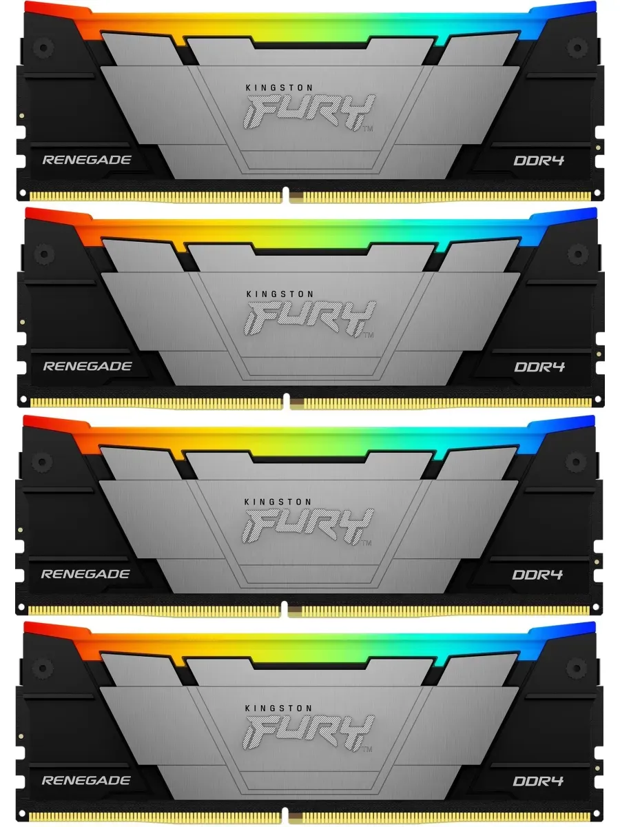 Оперативная память Fury Renegade DDR4 - 4x 8GB, 3200 МГц Kingston 1241300033 купить за 55 605 ₽ в интернет‑магазине Wildberries