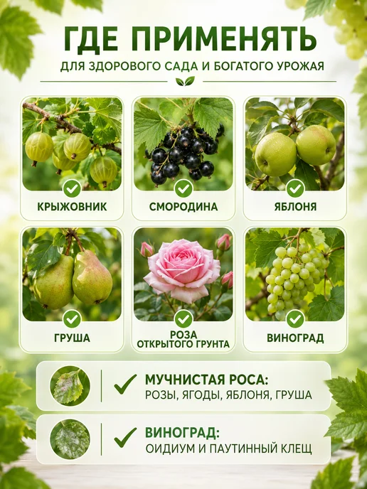 Зеленая Аптека Садовода Тиовит Джет для винограда 30гр, 30 г, фото 6