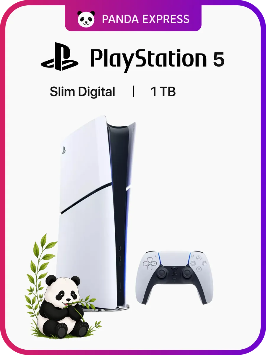 SONY Игровая приставка PlayStation 5 Slim Digital, 1TB, White