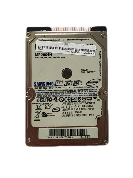 Samsung Жесткий диск IDE 2.5" 60 GB, 80 ГБ