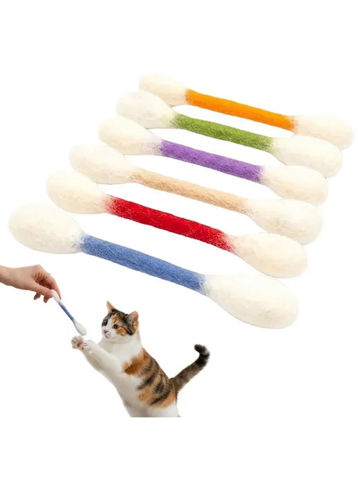 Игрушки с котнйпом для котов, 6 шт, мягкие палки, для развле, 6 шт, фото 2