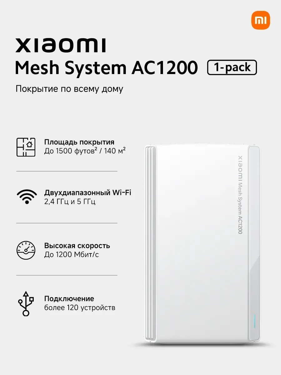 Меш-система Mesh System AC1200 RU 1 шт. DVB4456GL
