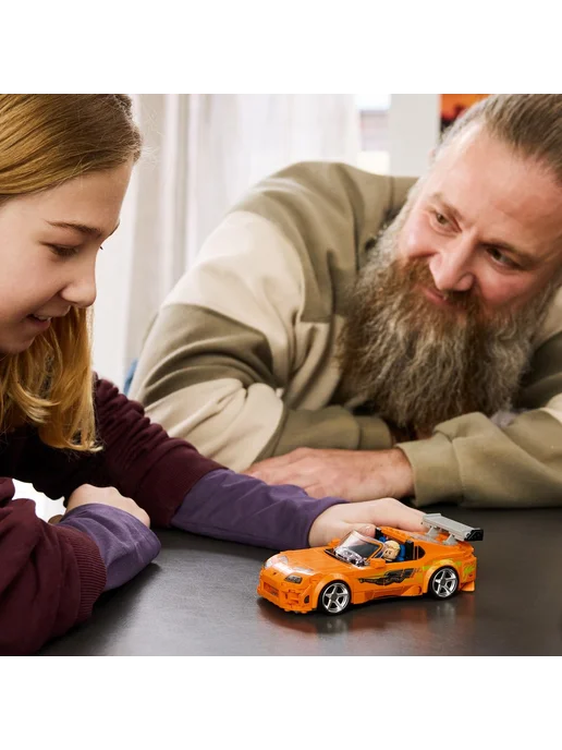 LEGO Конструктор Speed Champions 77260 Toyota Supra MK4 Форсаж, оранжевый, фото 8