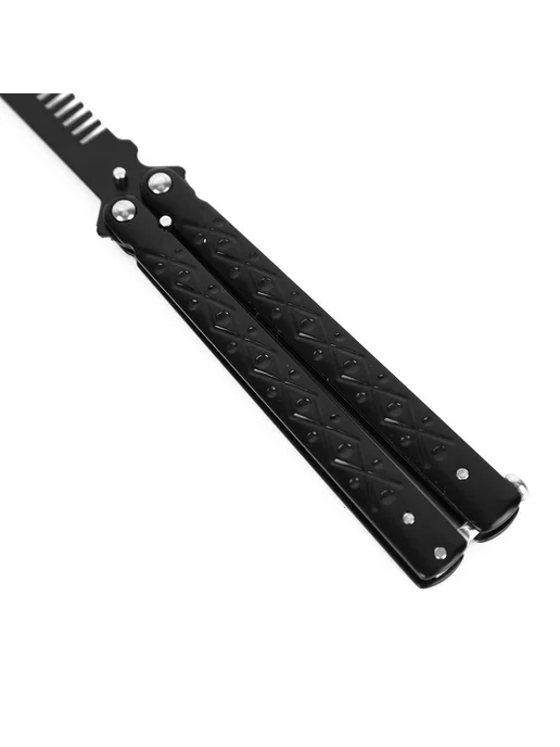 Тренажер для ножа Balisong из металла для тренировок, вариант, фото 7