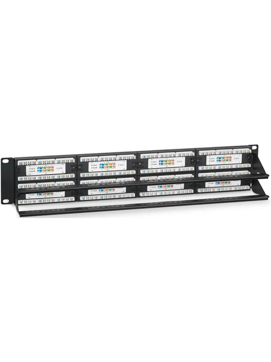 Патч-панель Cabeus 19", 1U, порты 48хRJ45, категория 5E