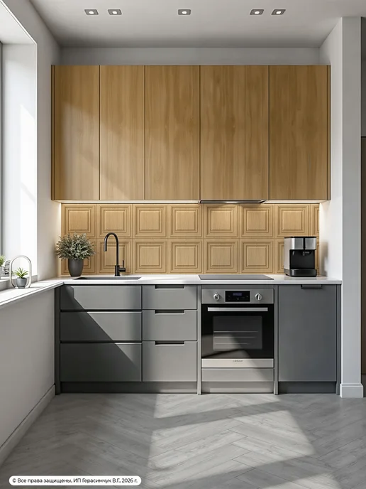 AMODECOR Плитка потолочная 30х30см самоклеящийся потолок 40шт, 40 шт, фото 3
