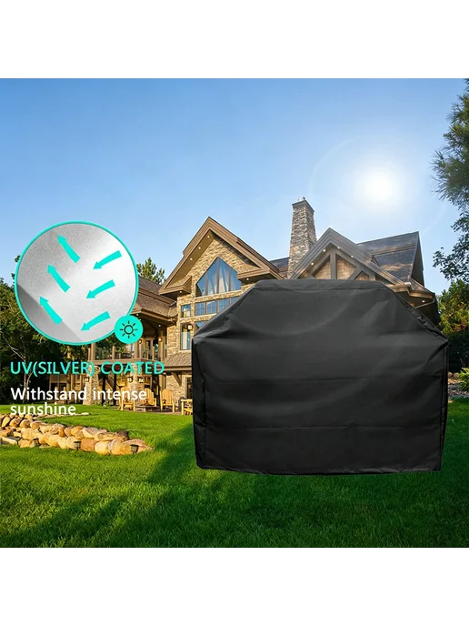 Чехол для BBQ гриля 75'' 210D Oxford водонепр. и пылезащитны, вариант, фото 2