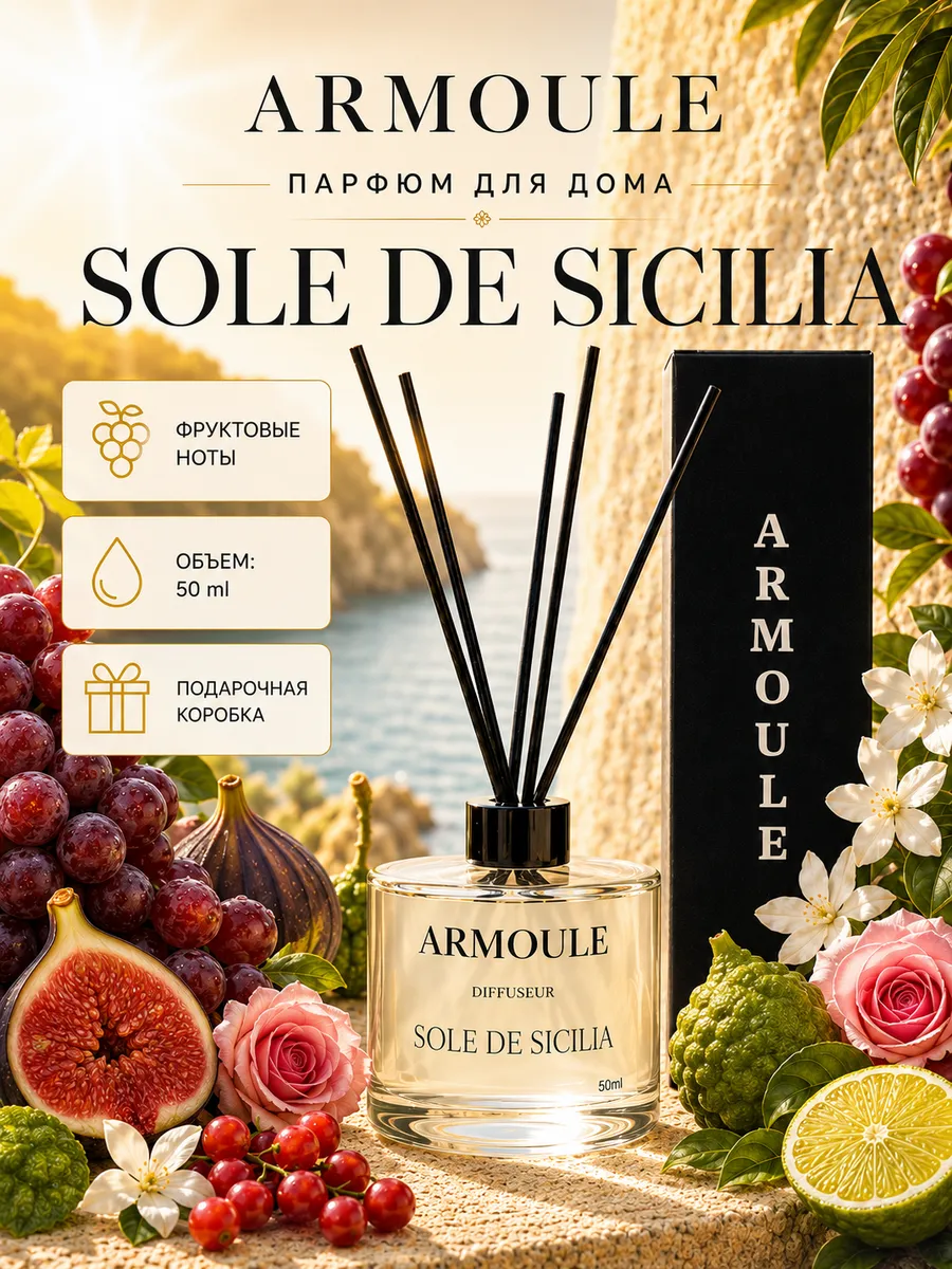Диффузор для дома Sole Di Sicilia Солнце Сицилии