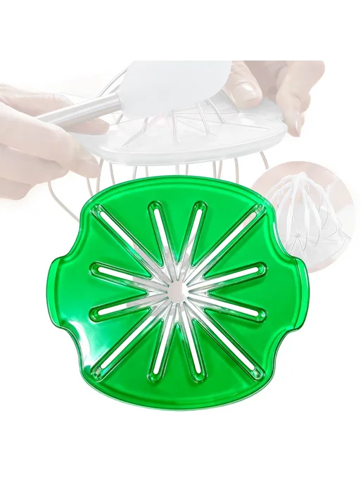 Насадка для миксера Cream Scraper, зелёная, зеленый, фото 6