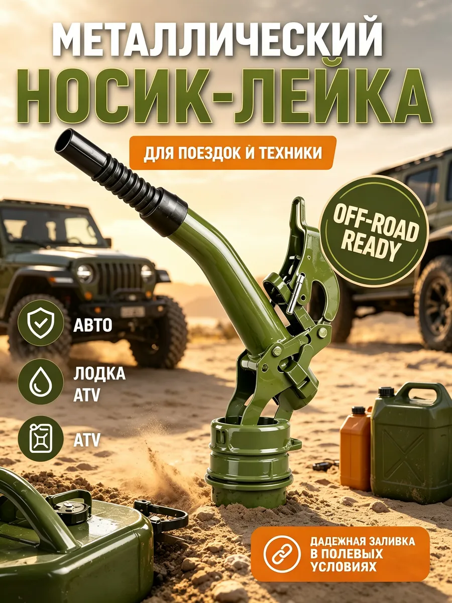 Канистра для бензина 20 л - Носик для канистры