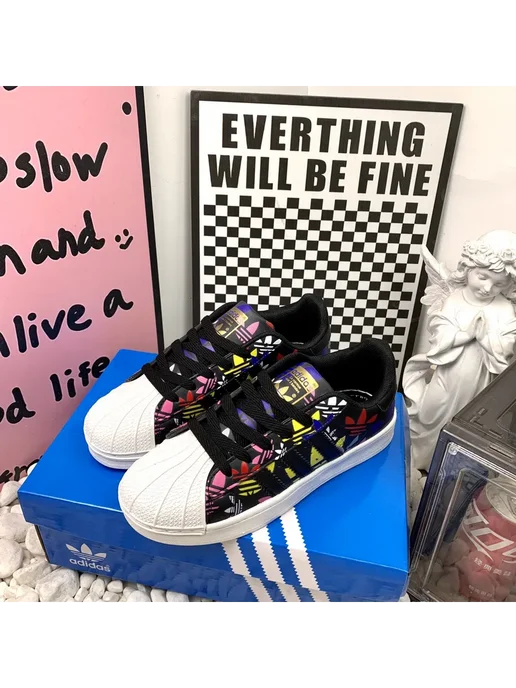 adidas Спортивная обувь, черный, фото 5