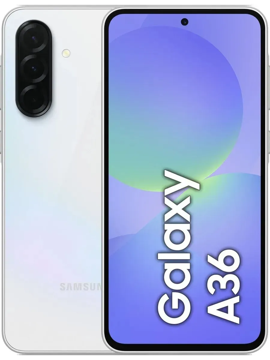 Смартфон Galaxy A36 5G 8 256Gb White Samsung 1244487309 купить в интернет‑магазине Wildberries
