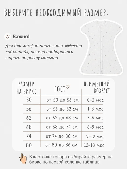 Твоя ИНАЯ Пеленка кокон для новорожденных на молнии, вариант, фото 4