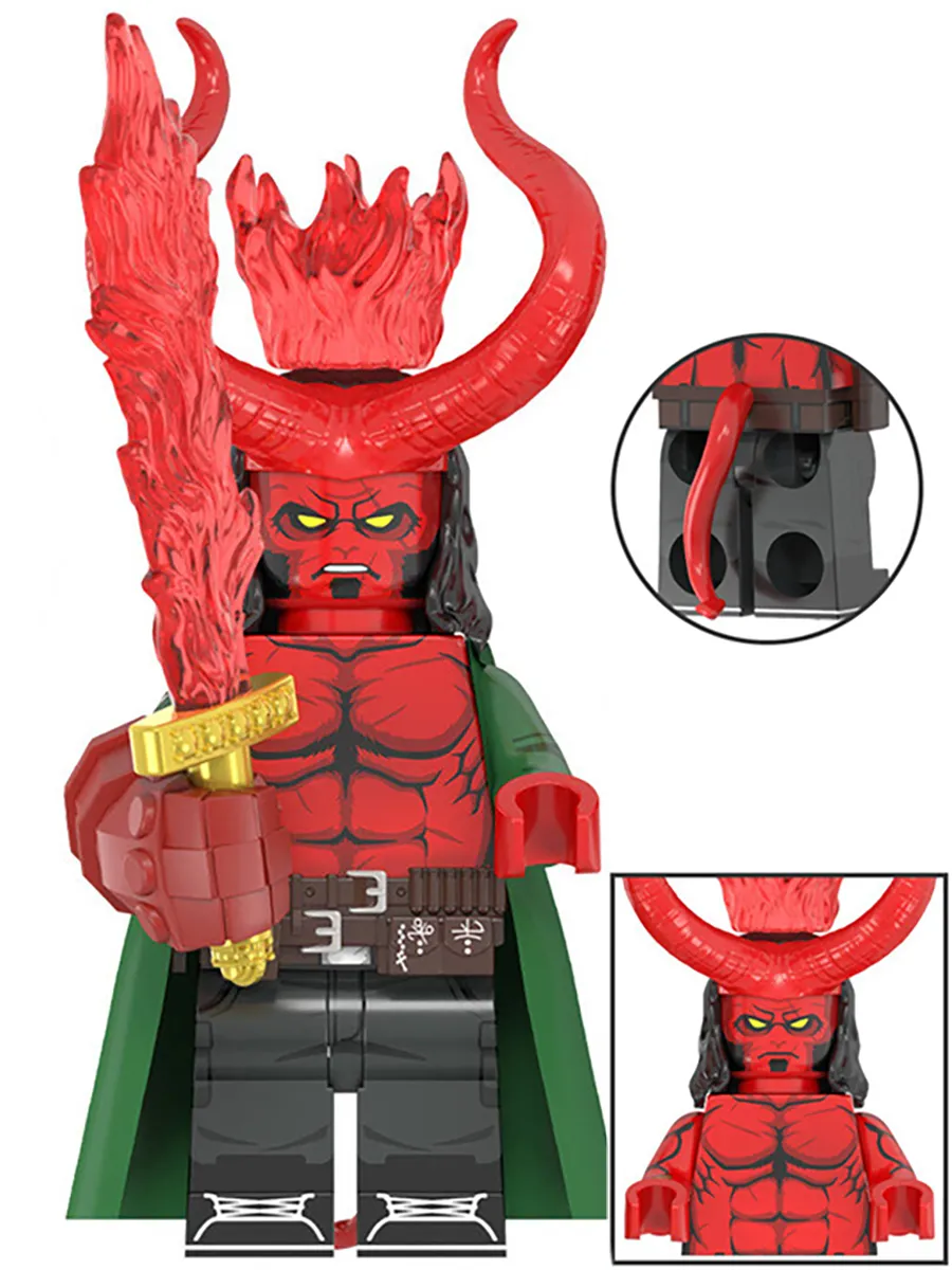 Фигурка персонаж "Hellboy", Хеллбой, конструктор
