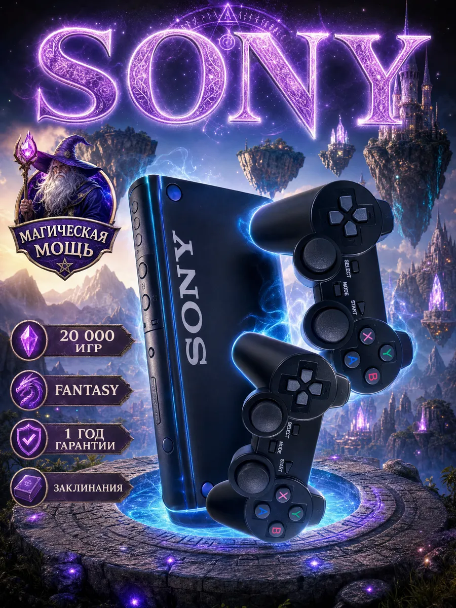 Игровая консоль PlayStation 4, домашняя игровая приставка дл…