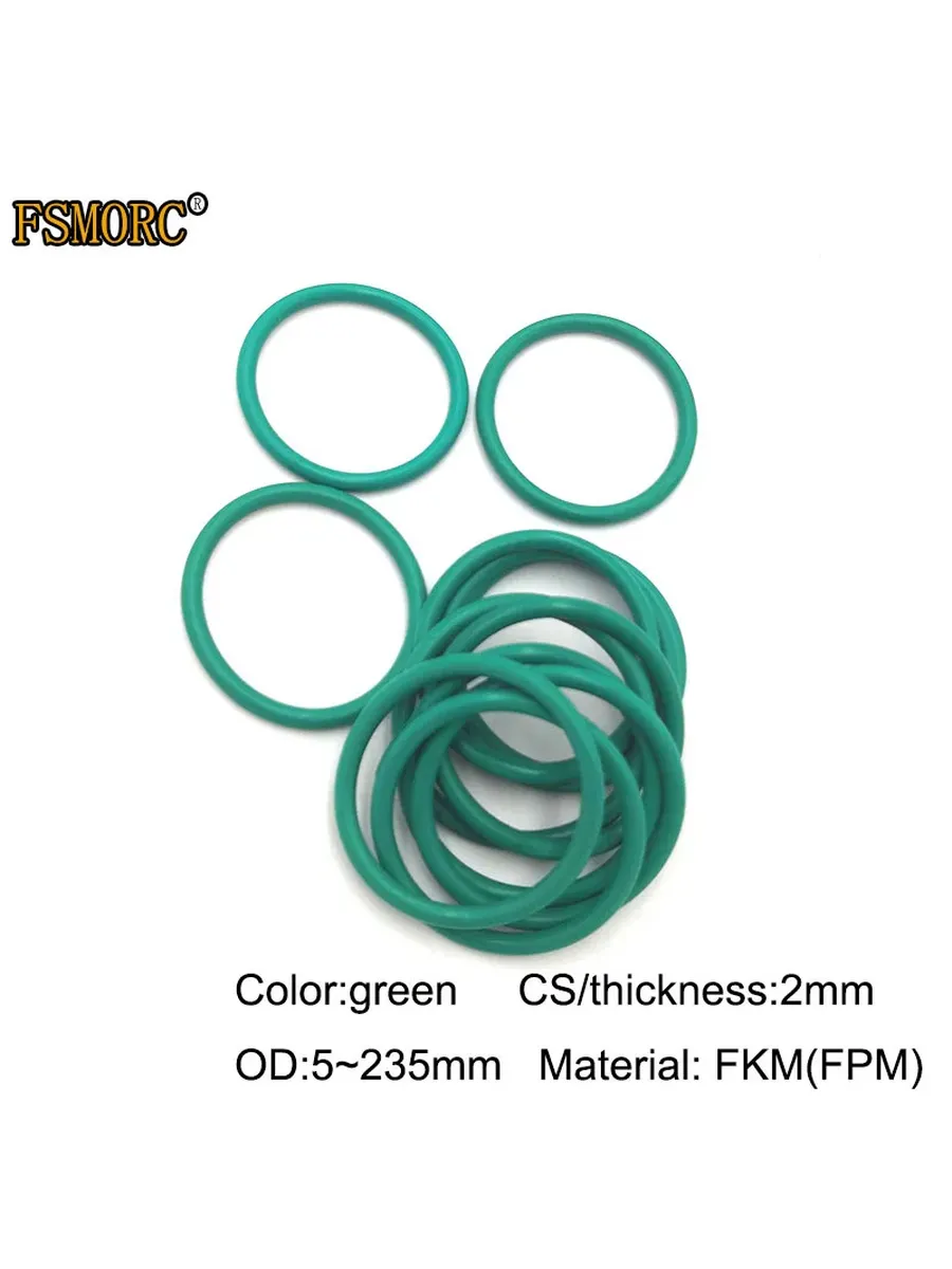 Уплотнительные кольца FKM OD27x2mm 10шт