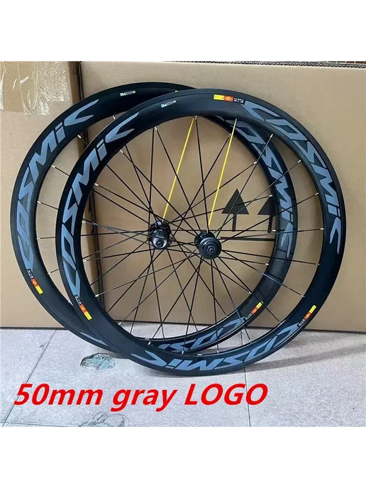 Колеса для шоссейного велосипеда 700C black hub, depth 30mm, черный, фото 2
