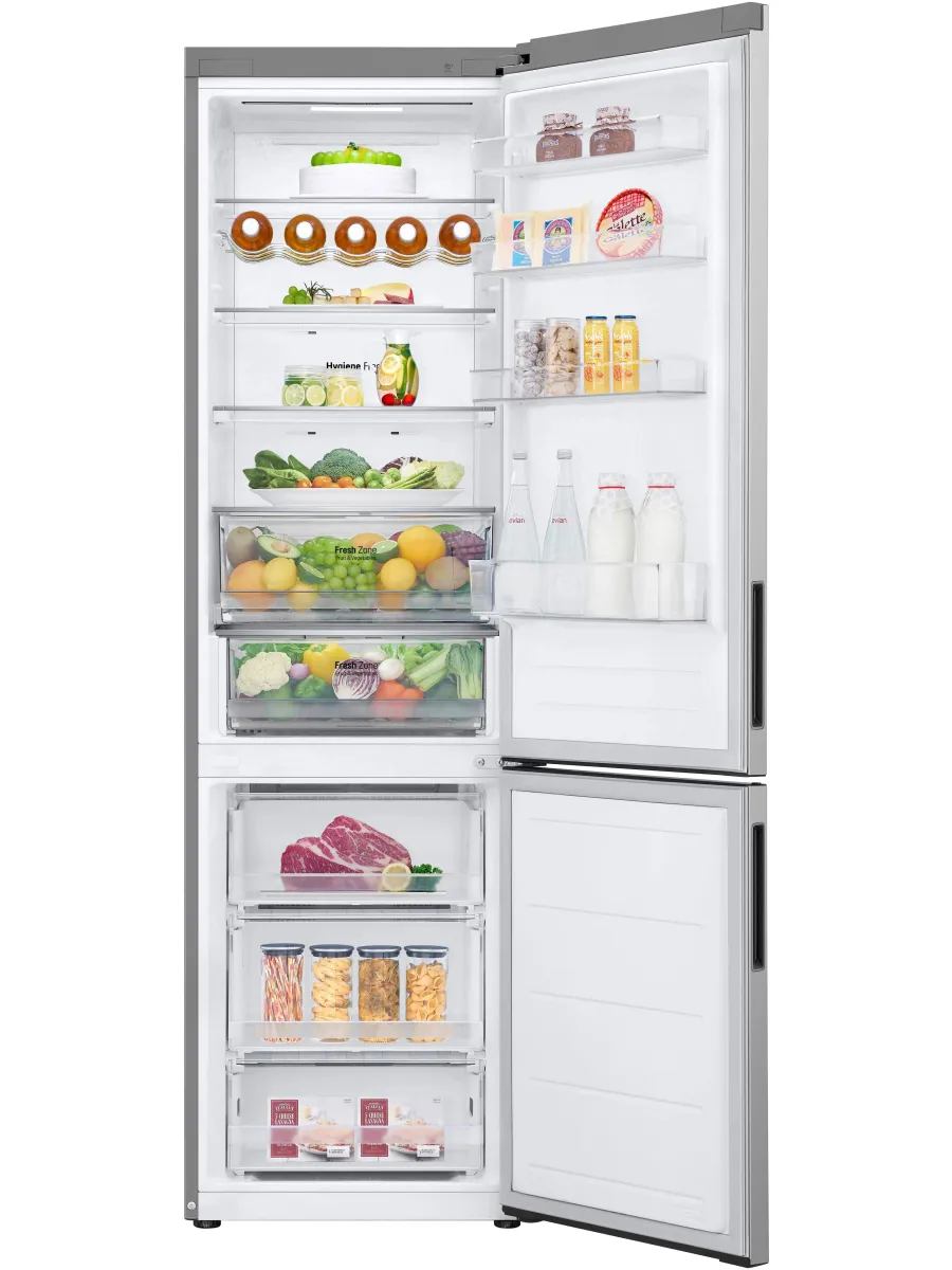 LG Холодильник GC-B509ANMW двухкамерн. серый