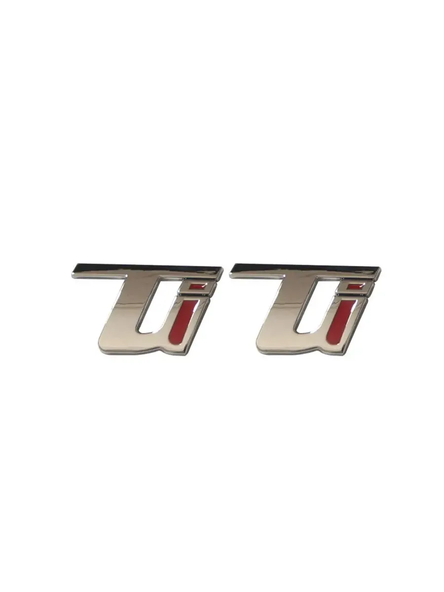 Значок TI Chrome Red 2шт для Alfa Romeo Giulia Stelvio