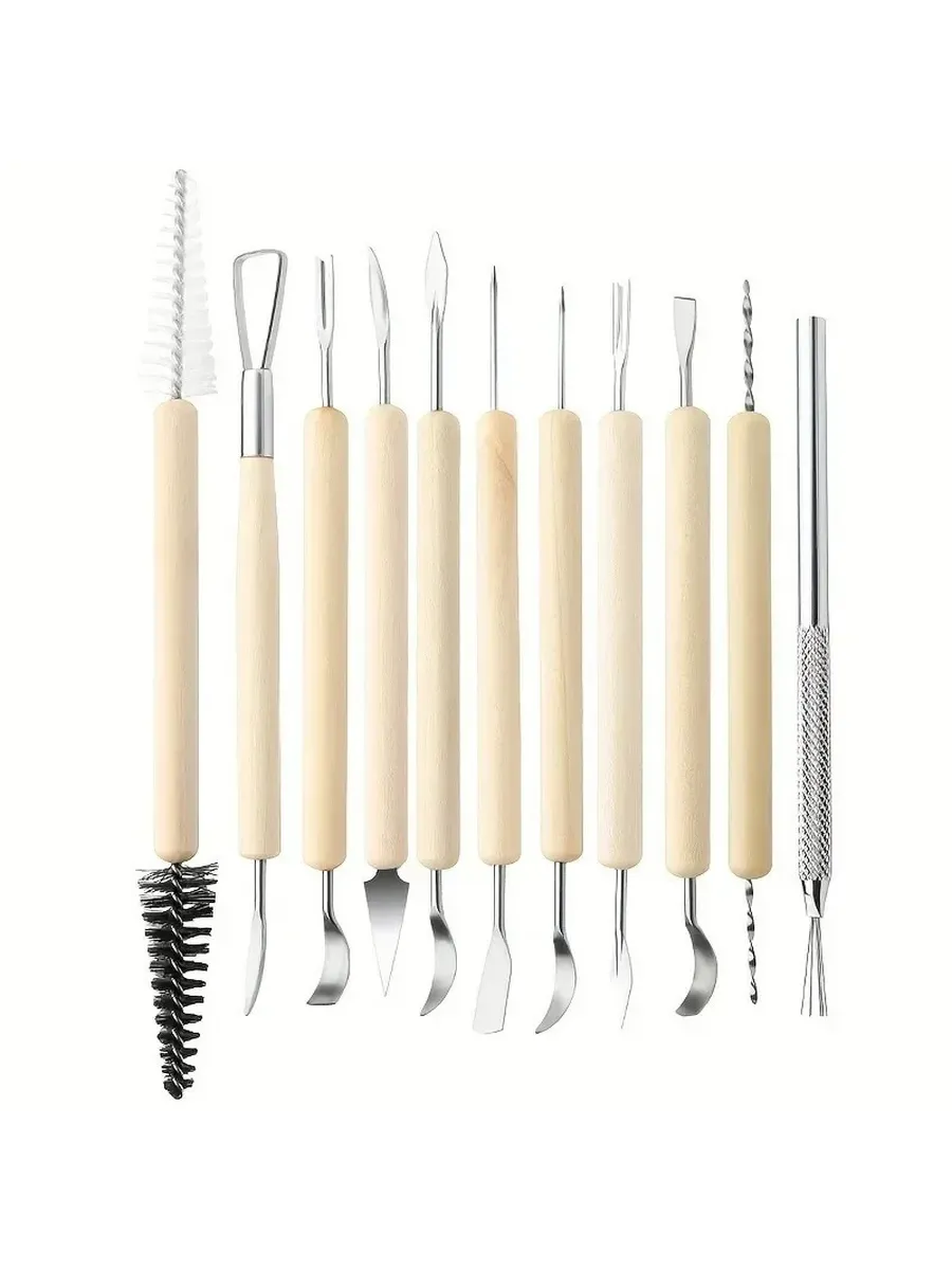 Набор инструментов для лепки из дерева 11 шт. (A SET)