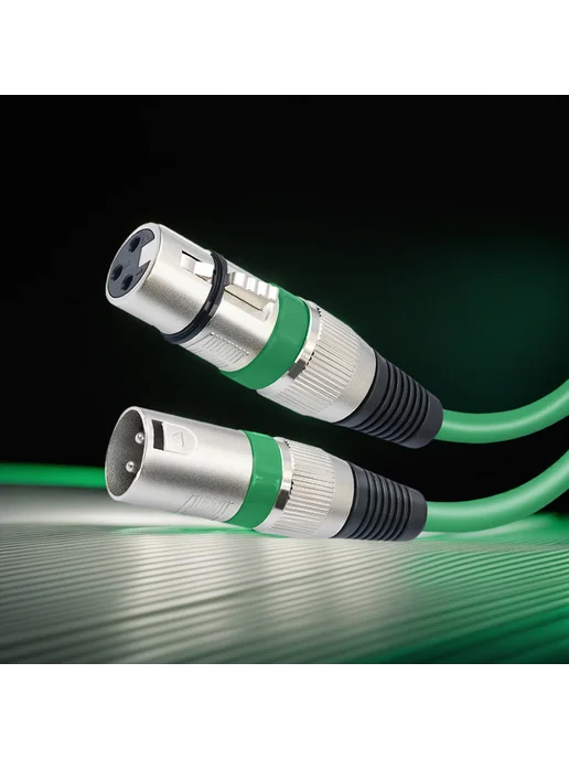10 шт кабель XLR-XLR для микрофона, многоцветный, 1м, 10 шт, 1 м, фото 7