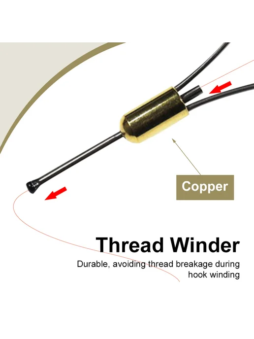 Боббин для tying мушек из нерж. стали (Стиль A), вариант, фото 8