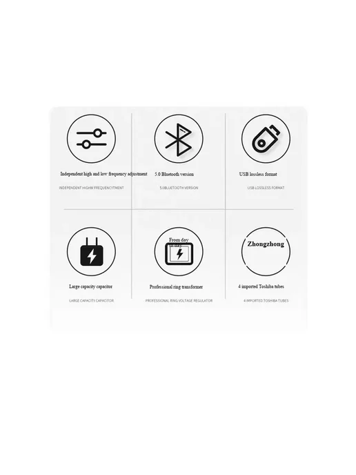 Nobsound PM1 Настольный маломощный усилитель, черный, фото 5