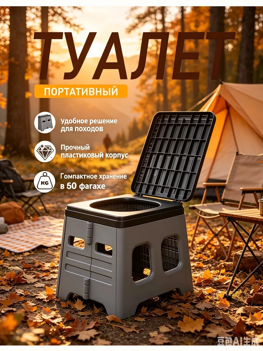 Био туалет складной походный туристический