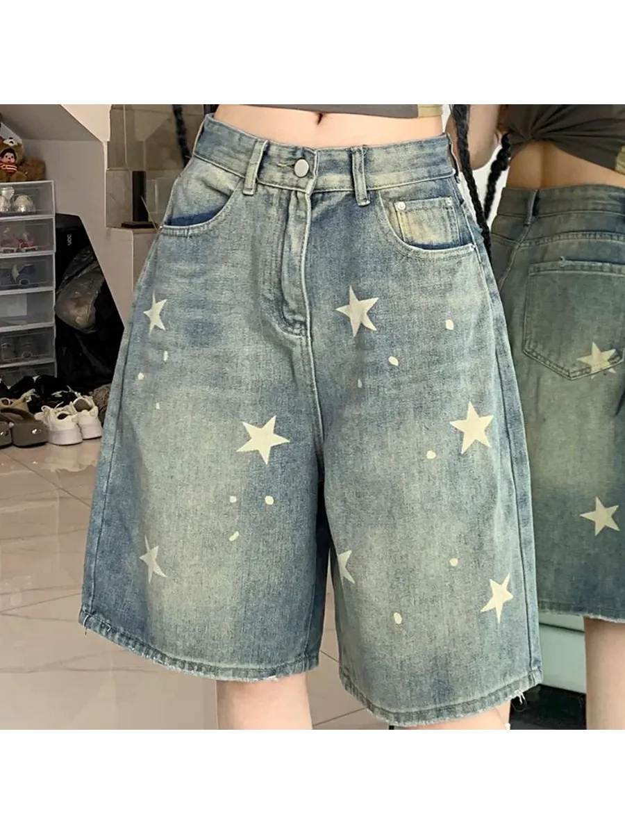 Женские джинсовые шорты American Retro