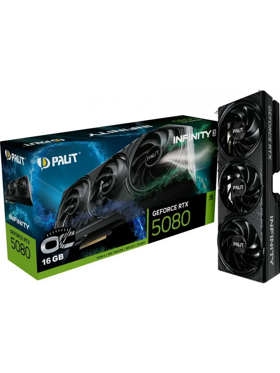Palit Видеокарта PCI-E 5.0 PA-RTX5080 INFINITY 3