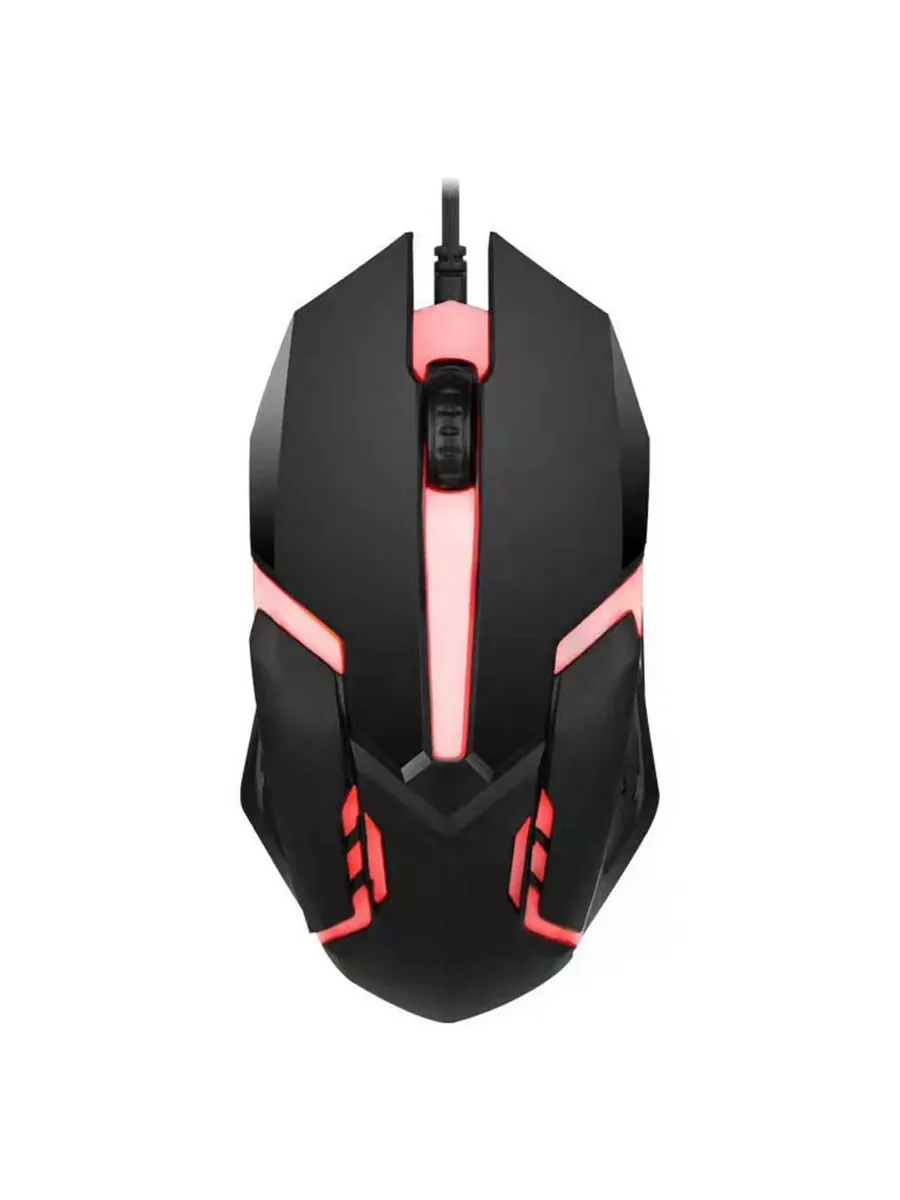 Игровая мышь, USB-мышь с разноцветной подсветкой, 1,4 метра