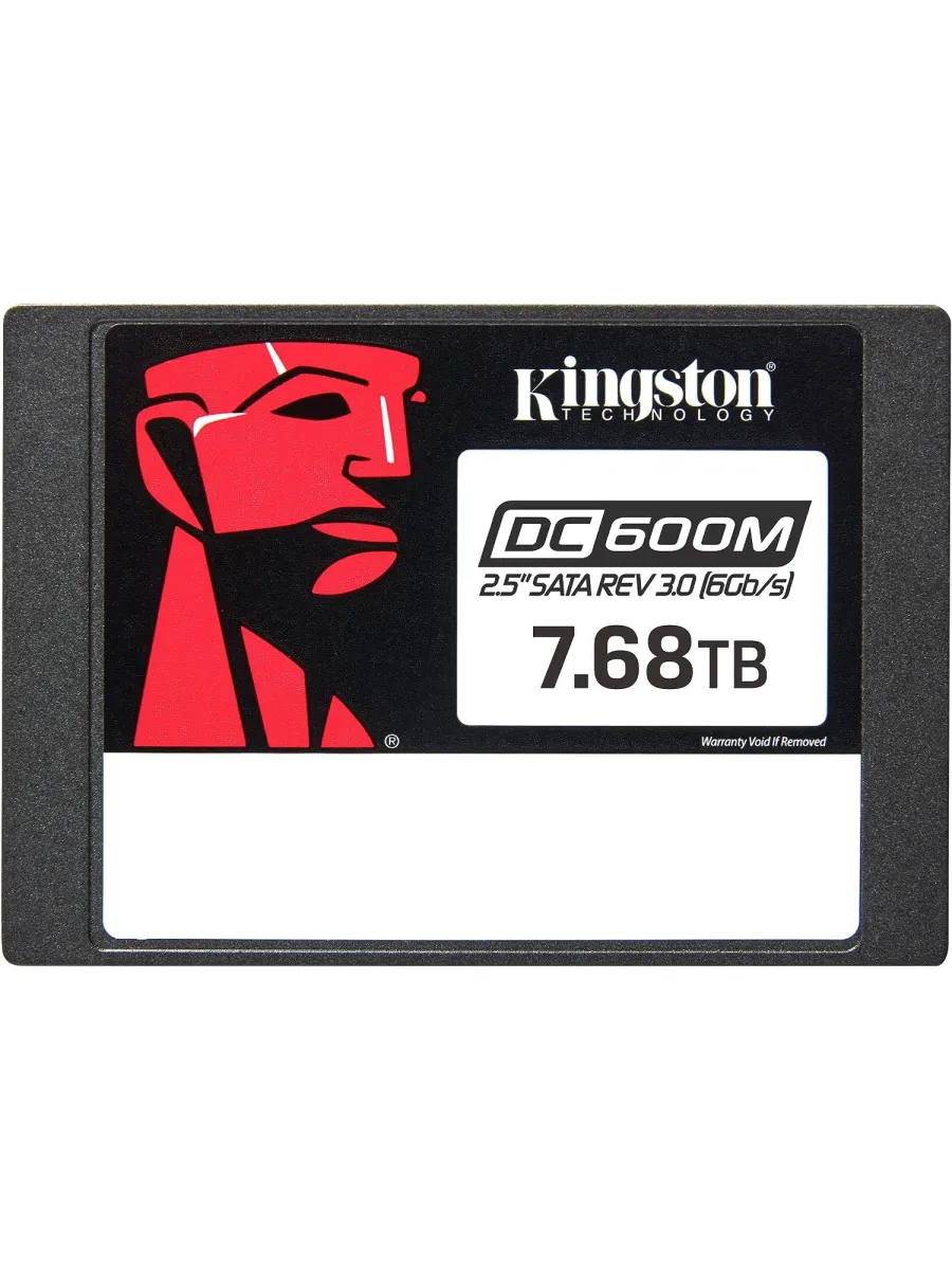 Kingston Накопитель SSD SATA-III 7.68TB SEDC600M 7680G DC600M 2.5" 1