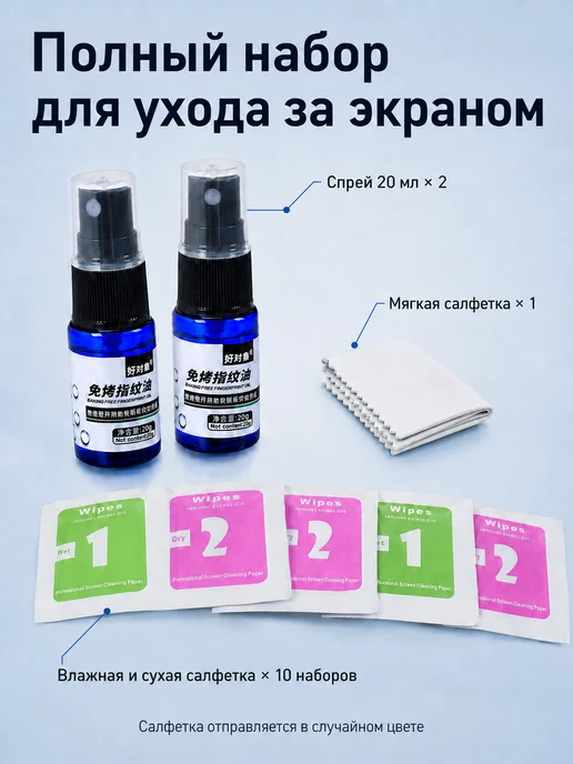 Олеофобное покрытие для телефона, жидкость 2х20 мл, 20 мл, фото 4