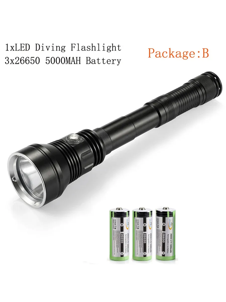 Подводный фонарь Ekaiou XHP70.2, Package B