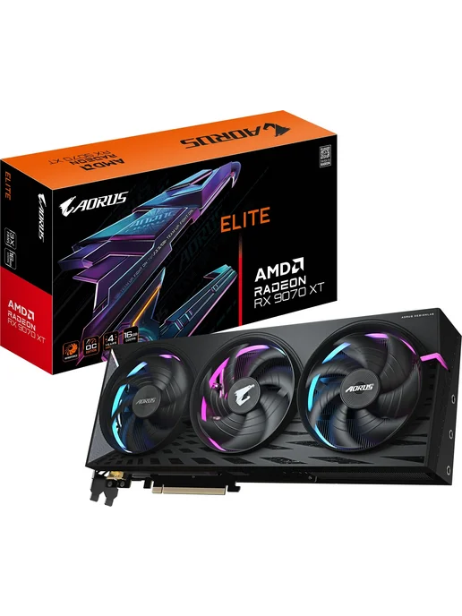 Видеокарта Gigabyte PCI-E 5.0 GV-R9070XTAORUS, вариант