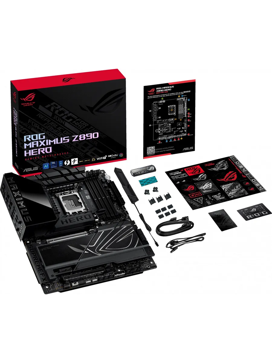Материнская плата Asus ROG MAXIMUS Z890 1252283267 купить за 78 714 ₽ в интернет‑магазине Wildberries