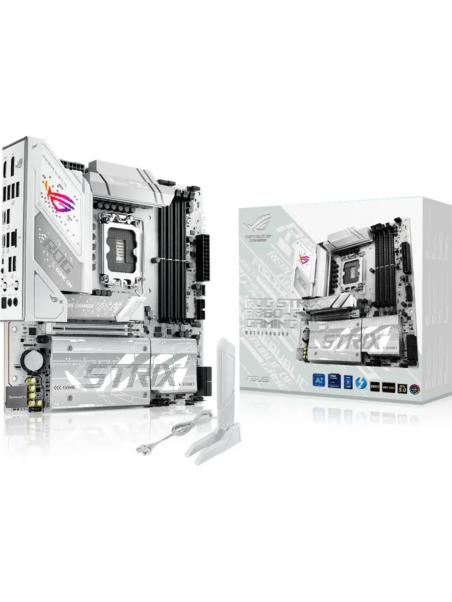 Материнская плата Asus ROG STRIX B860-G 1252283187 купить за 34 965 ₽ в интернет‑магазине Wildberries