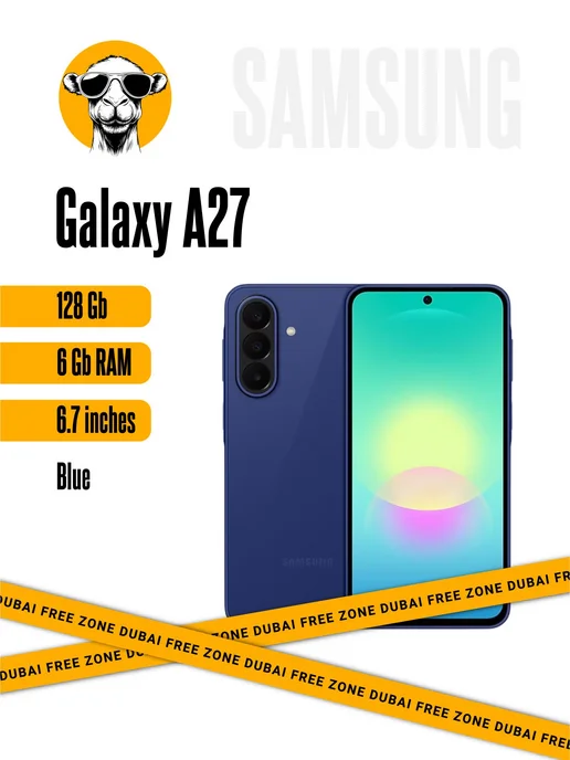 Смартфон Samsung A27 6/128 ГБ, синий