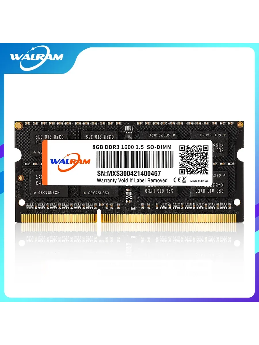 Оперативная память WALRAM DDR3 4GB 1600MHz 1.5V