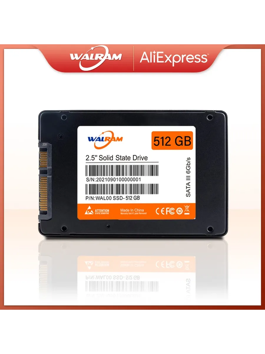 Walram SSD 240 ГБ / 512 ГБ / 1 ТБ / 128 ГБ / 500 ГБ / 256 ГБ