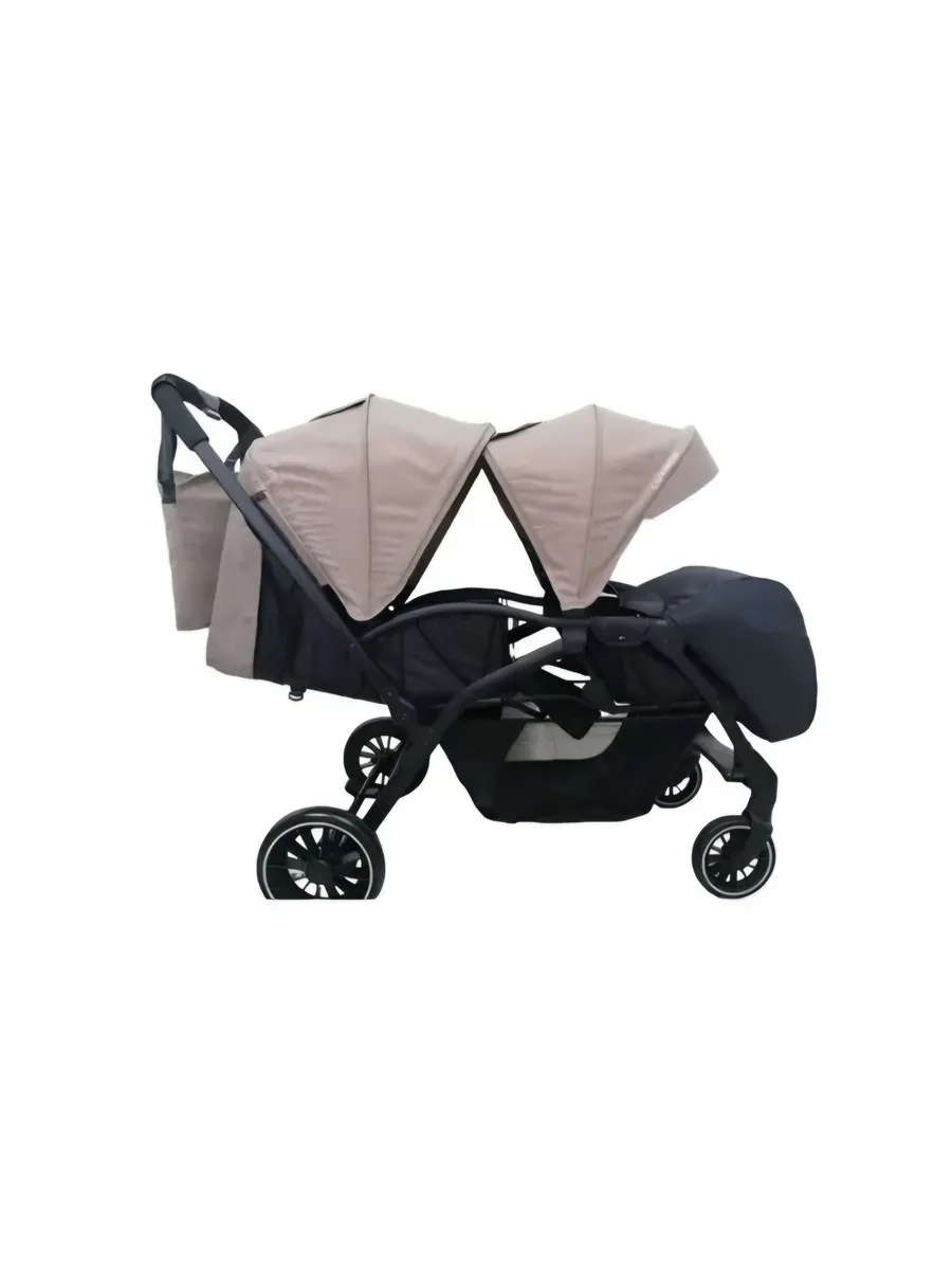 коляска прогулочная для двойни Luxmom T19 паровозик