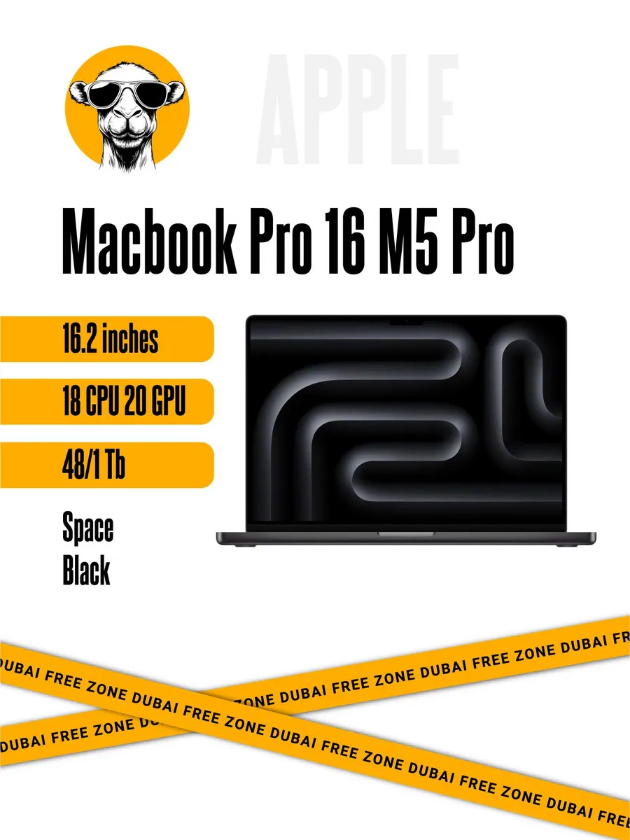 Apple Macbook Pro 16 M5 Pro 48 1Tb (18CPU 20GPU) Black Nanot