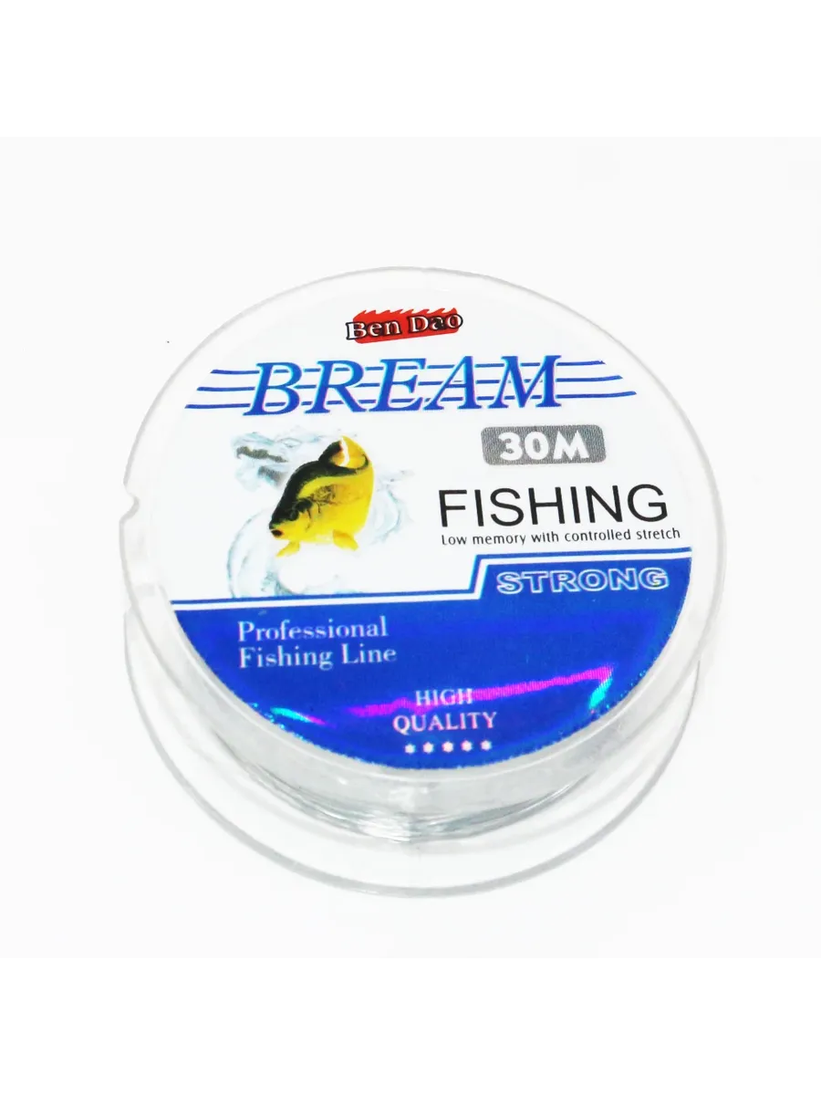 Леска рыболовная BREAM 30м, 0.08mm